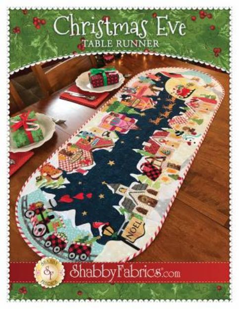 Picture of Shabby Fabrics Christmas Eve Table Runner